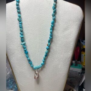 Turquoise Beaded Necklace